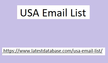 USA Email List 